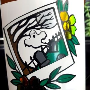 Vinyl sticker decal ghost, photo, flowers